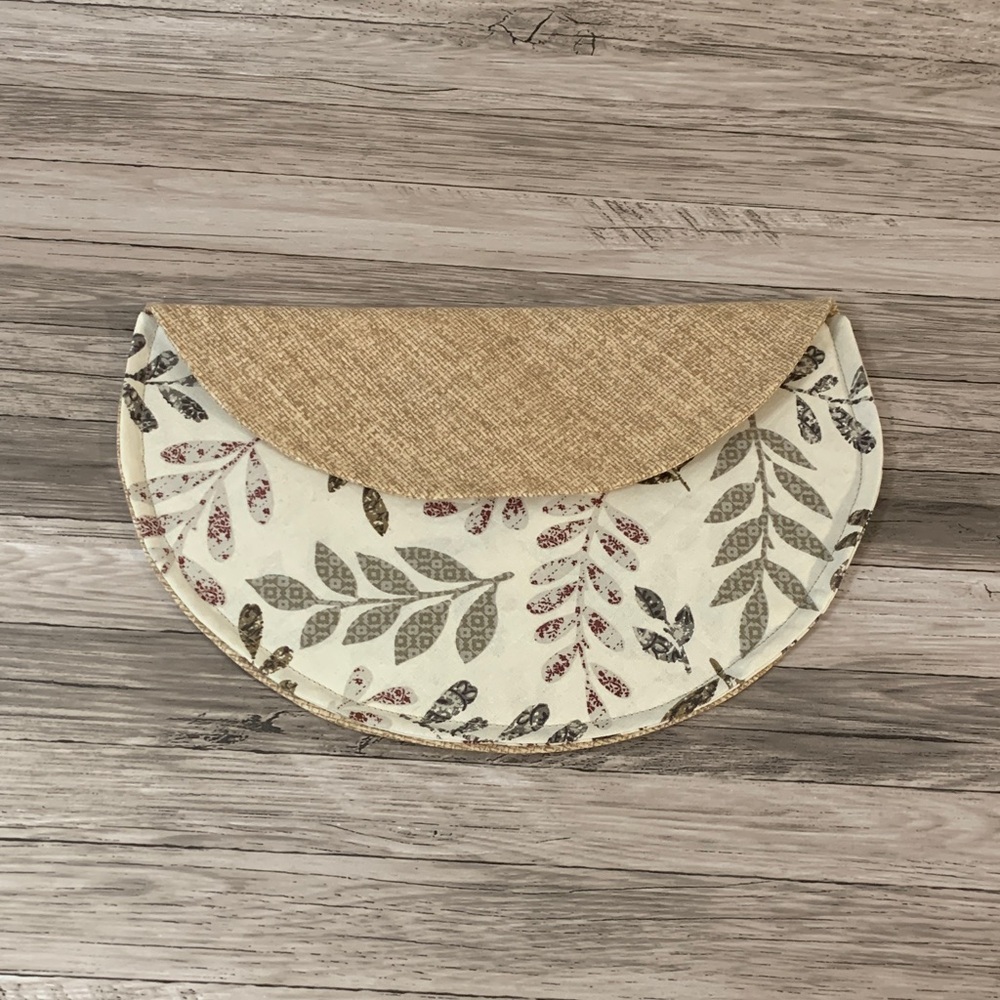 Floral Leaf Clutch